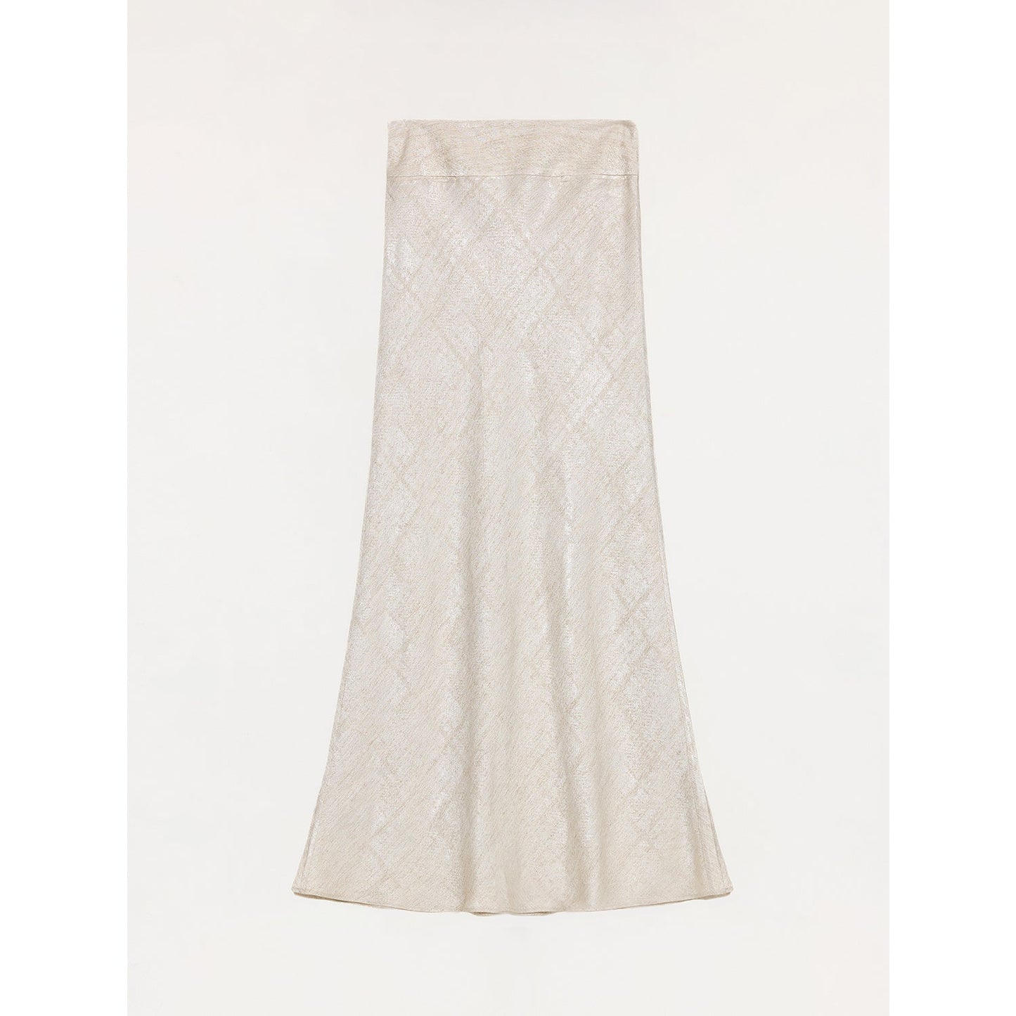 "Light and Breezy" Retro Bias-Cut Linen Blended Straight Fishtail Maxi Skirt